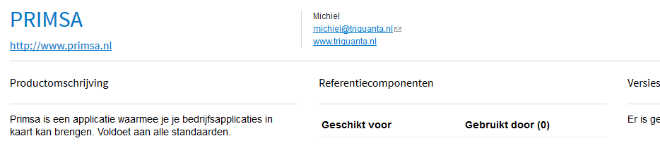 Productscherm