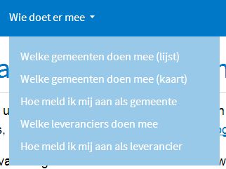 Wie doet er mee